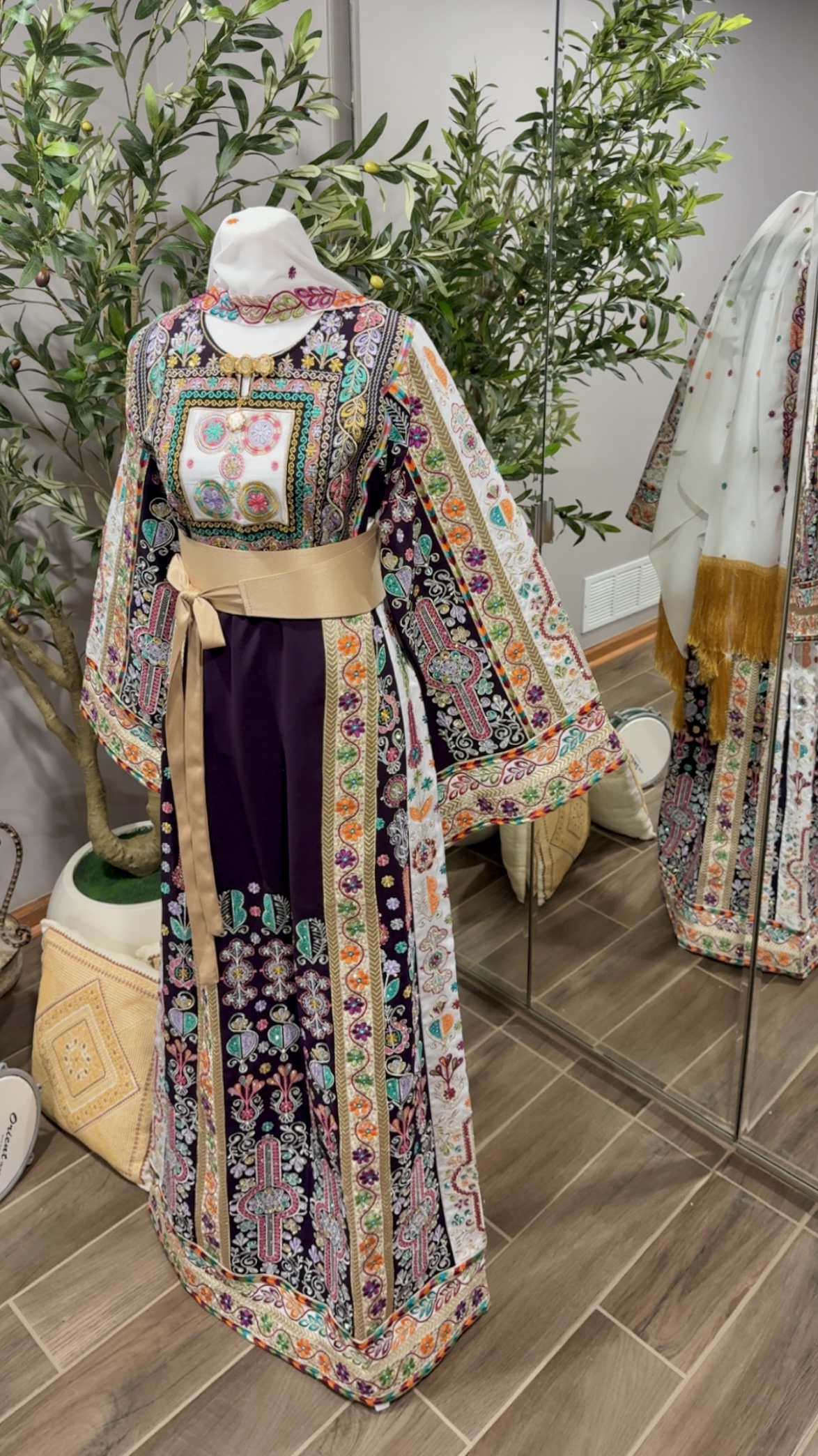 Dark Purple & White Malaka - Image 3